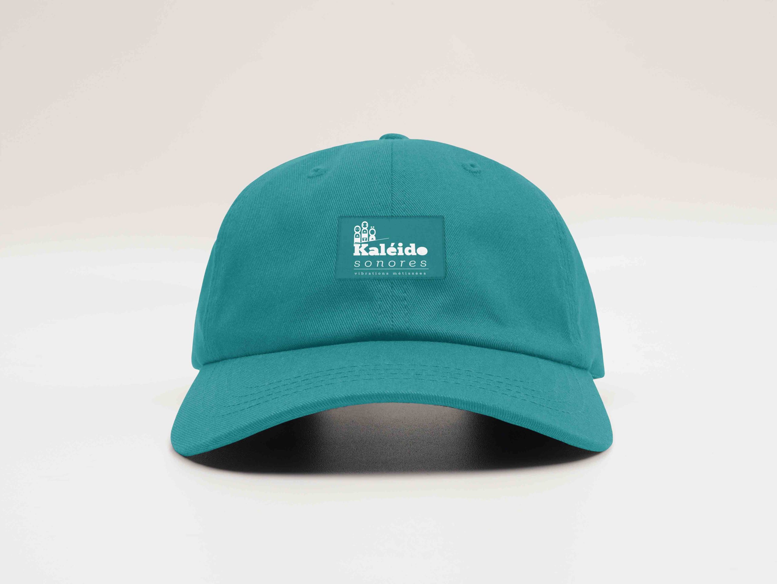 Casquette bleue avec patch logo Kaléido Sonores festival